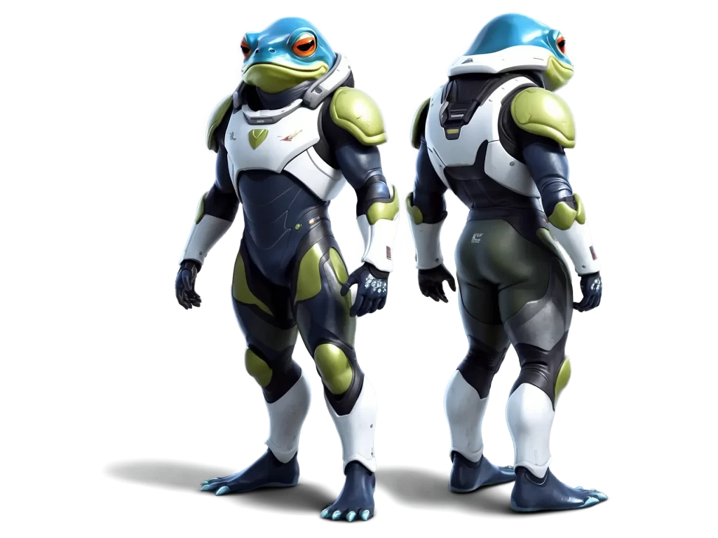 frog warrior transparent png image